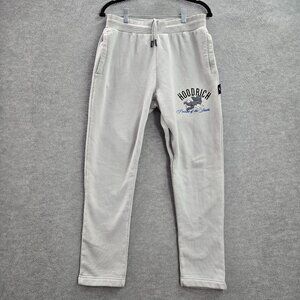 Hoodrich Men‎ Activewear Pants M Light Gray Sweatpants Cherub Clouds READ